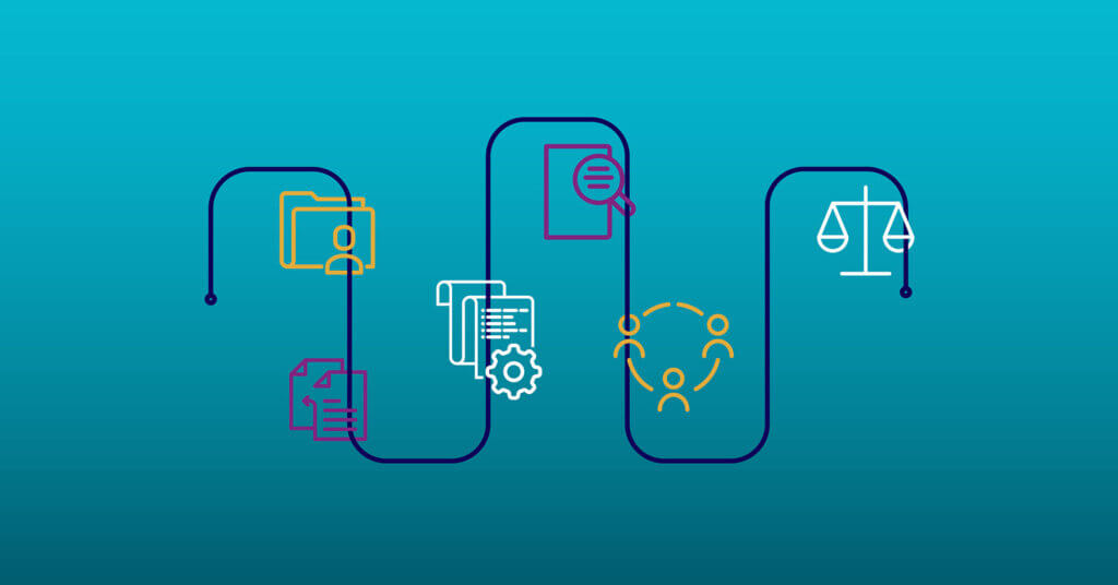 Legal case management workflow
