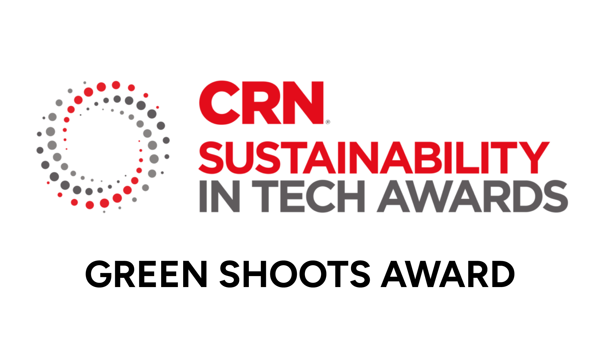 CRN Sustainability in tech award - Green Shoots Award Winner