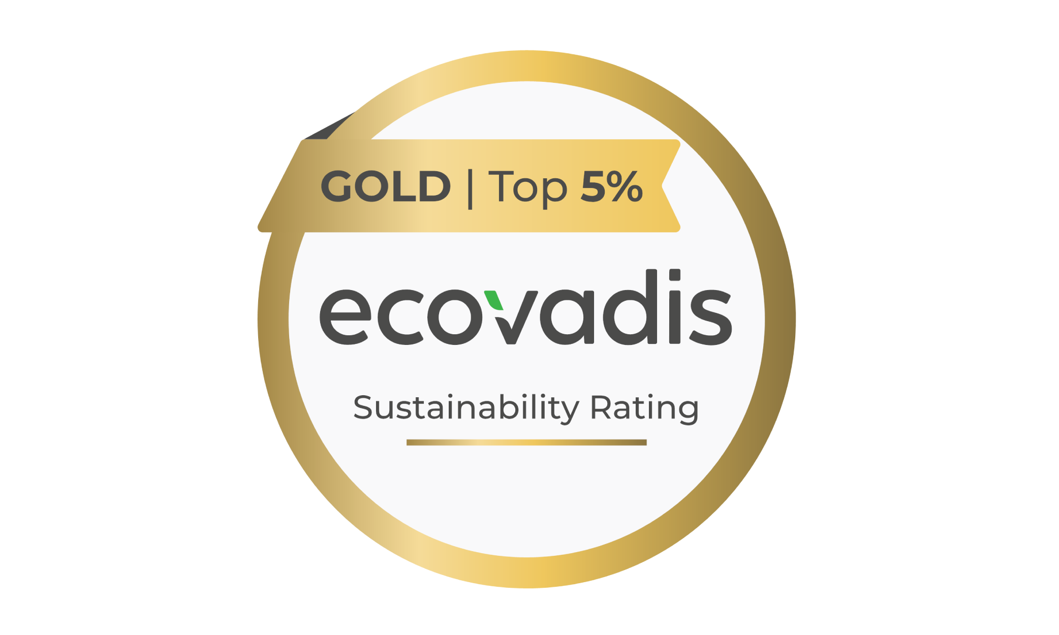 Ecovadis Gold sustainability rating Opus 2