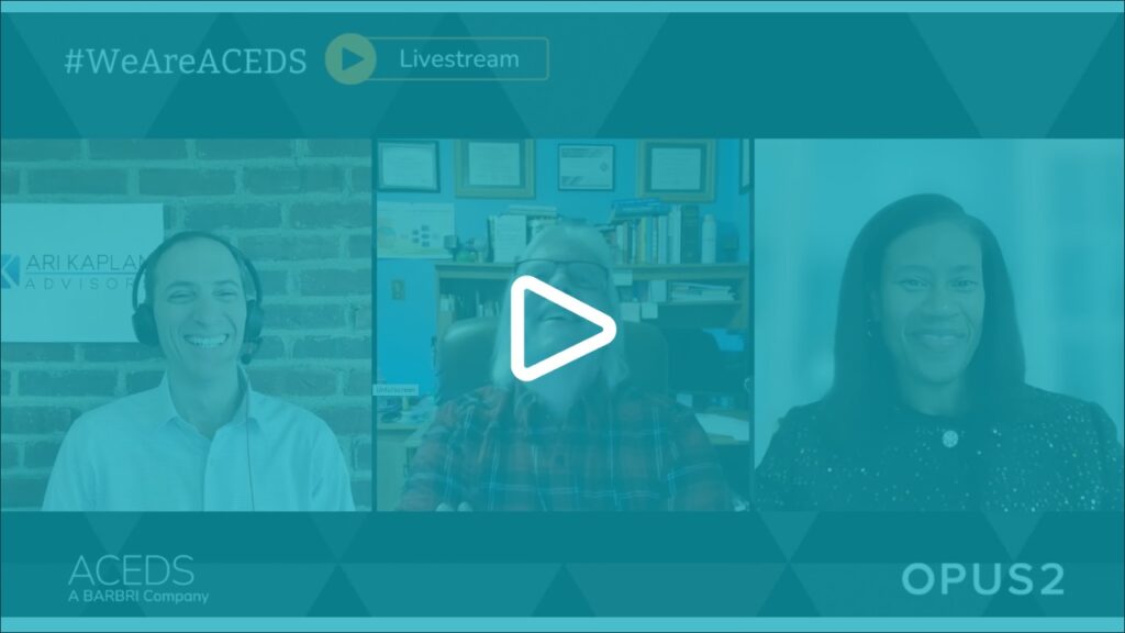 ACEDS Livestream Case Strategy Technology